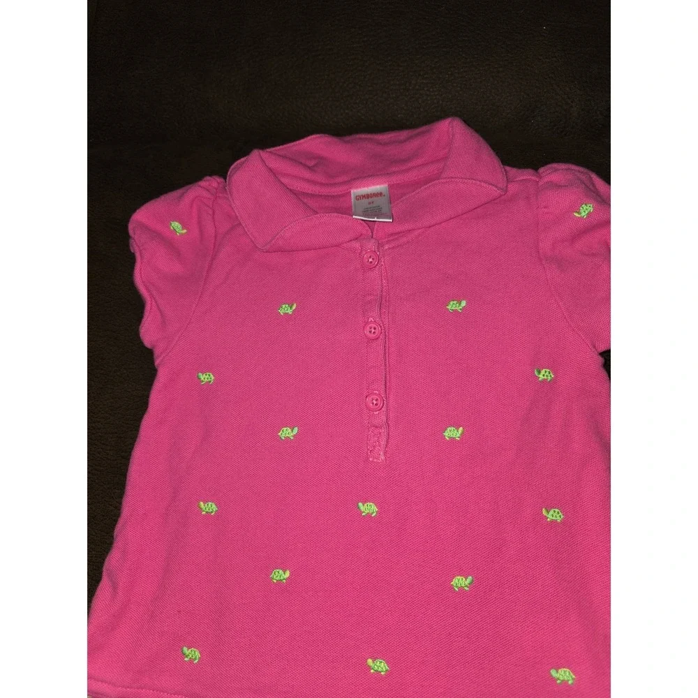 Gymboree tennis match pink turtle dress‎ size 5t
